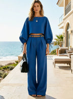Fleur™ Puff-Sleeve Co-Ord Set