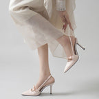 Elise™ Satin Bow Heel