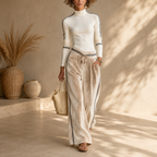 Nina™ Turtleneck Zip-Up Wide-Leg Set