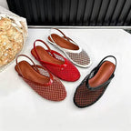 Livia breathable mesh closed-toe flat shoe