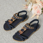 Lucia™ Bohemian Beaded Flat Sandal