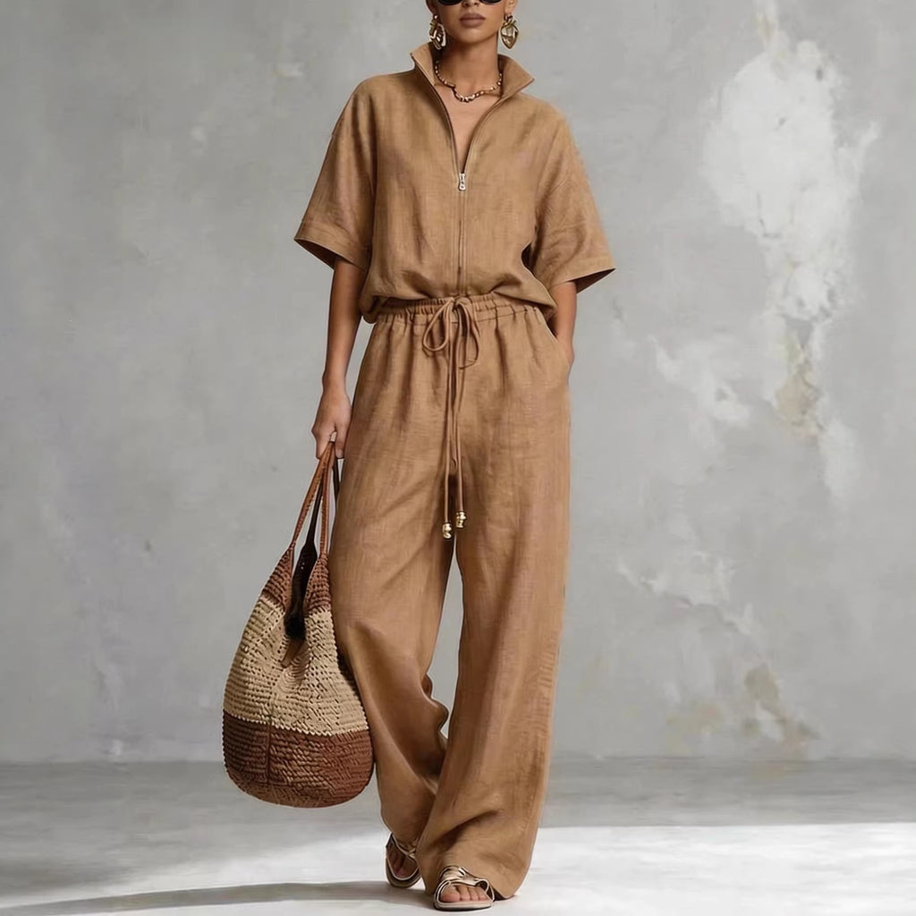 Cleo™ Relaxed Wide-Leg Co-Ord Set